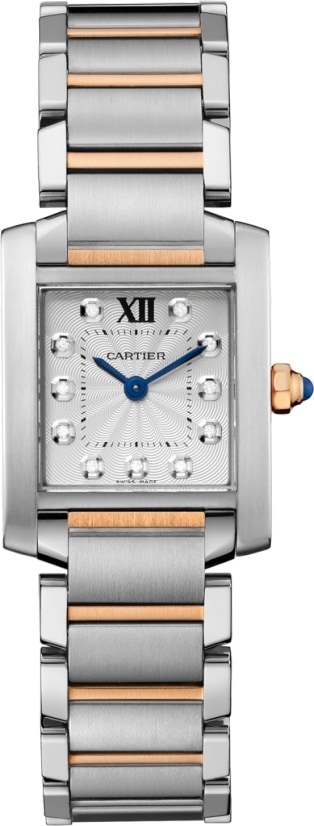 cartier tank francaise gold and steel